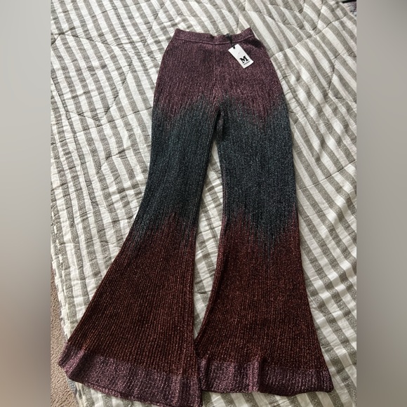 Missoni Pants - NWT! Missoni metallic knit palazzo pants size 40